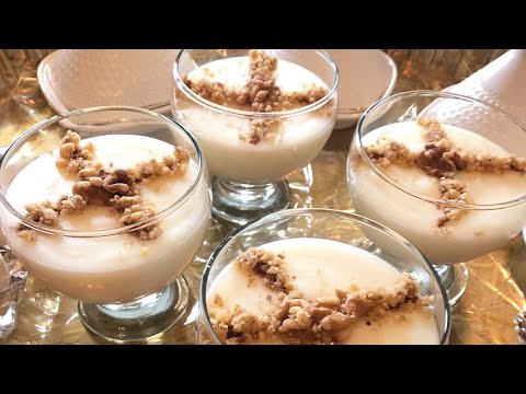 mhalbi constantinois  😋😋😋‏ ‏وصفة المحلبي القسنطيني بالطريقة التقليدية 👍👍