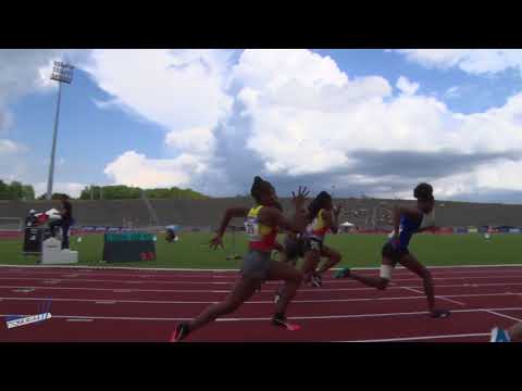 100m - Serie 2 - JUF - Championnats de France Jeunes CA JU - 20/07/2018 - Bondoufle