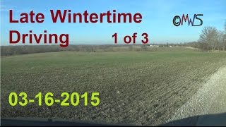 preview picture of video 'Late Winter Driving | 3-16-2015 | 1 of 3'
