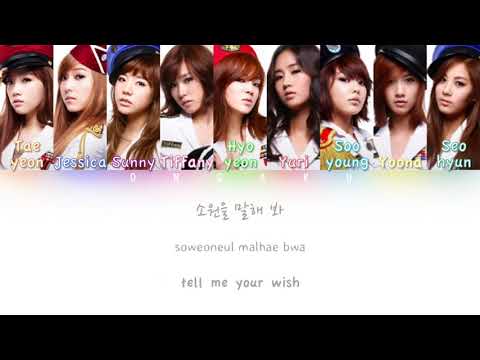 Girls' Generation (소녀시대) - Tell Me Your Wish (Genie) (소원을 말해봐) (지니) | Color Coded HAN/ROM/ENG Lyrics