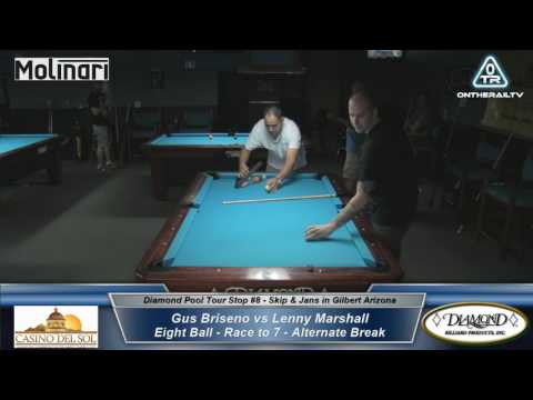 2016 DPT 8 Ball - Gus Briseno vs Lenny Marshall