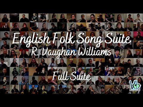 English Folk Song Suite - R. Vaughan Williams (Full Suite) Virtual Concert Band