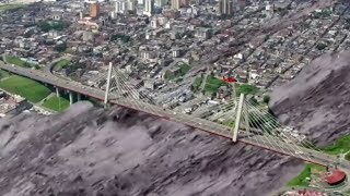 Avalancha del río otun destruye a pereira risaralda😱virtual