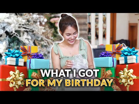 WHAT I GOT FOR MY BIRTHDAY! (OPENING GIFTS) | IVANA ALAWI