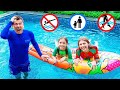 Papa Zeigt Die Regeln Der Poolsicherheit Fur Kinder Videosammlung Für Kinder Vania Mania DE