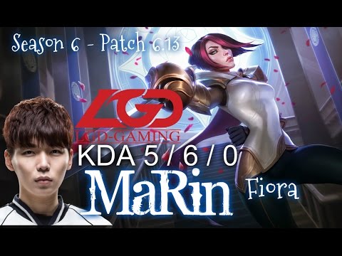 LGD MaRin FIORA vs HECARIM Top - Patch 6.13 KR Ranked | League of Legends