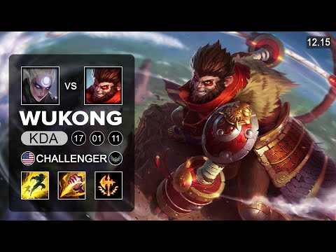 Wukong vs Diana Jungle - NA Challenger - Patch 12.15 Season 12