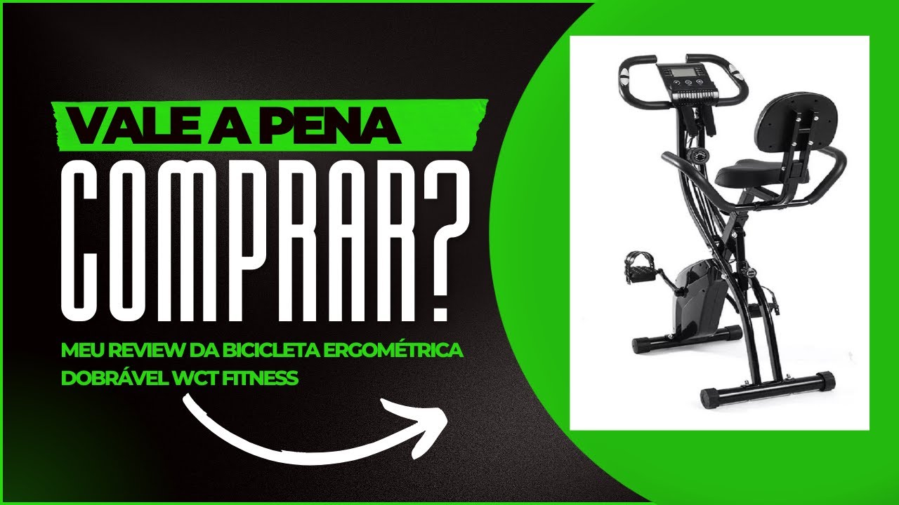 Bicicleta Ergométrica Dobrável WCT Fitness