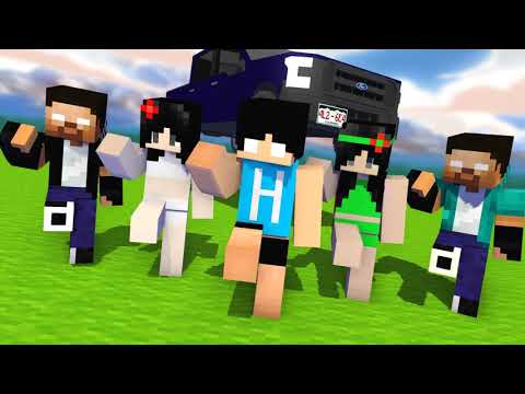 SKIRII DANCE HEEKO XDJAMES FAMILY - MINECRAFT ANIMATIONS