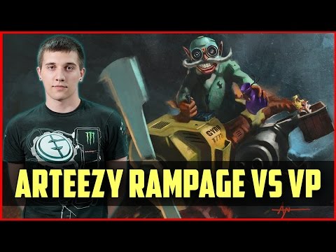 EG.Arteezy Gyrocopter Rampage vs VP @ Summit 4 DOTA 2
