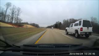 preview picture of video 'Indiana Interstate I-69 Highway 37 Section 5 South-bound 3/24/2015'
