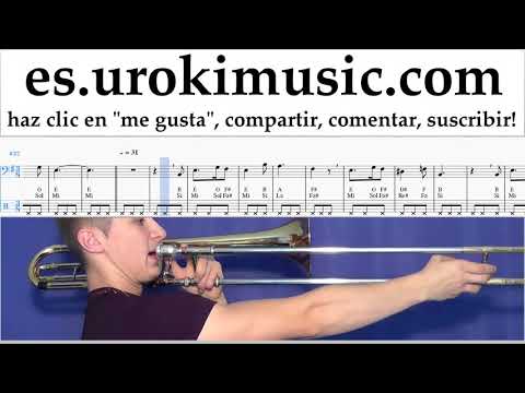 Tutorial de Trombón Harry Potter - Hedwig's Theme Clases Notas um-i927