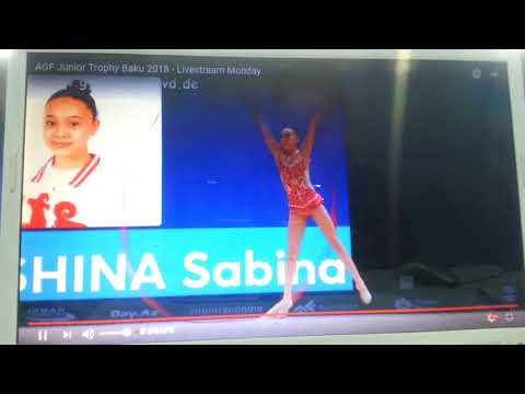Сабина Папушина, лента. Квалификация AGF Junior Trophy Baku 2018