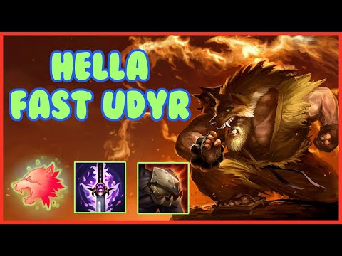 100% FASTEST UDYR BUILD EVERRRRRRR!!! | LOL Season 10 Ranked