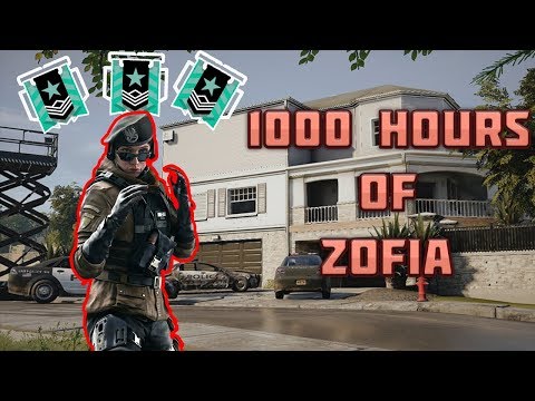What 1000 Hours of Zofia Looks Like - Console Rainbow Six Montage