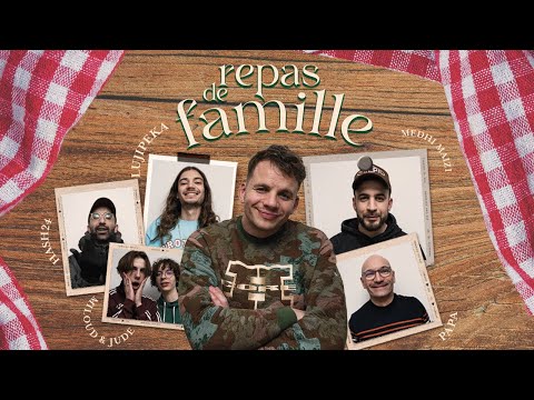 REPAS DE FAMILLE avec BEN plg (ft Lujipeka, Mehdi Maizi, Hash24, mon papa et 2 fans)