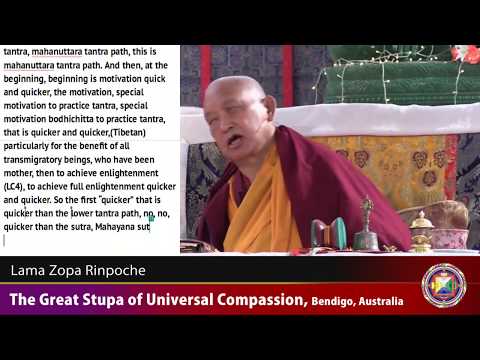 20180425 0930 LZR GSUC Bendigo - The importance of Lama Chopa as a quick path to enlightenment