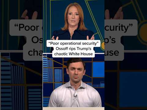 'Poor operational security': Ossoff rips Trump's chaotic White House for plane switch scandal