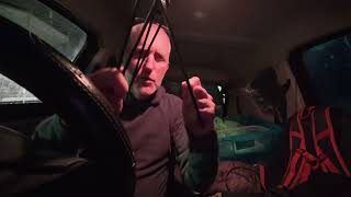 Trapped in my car!