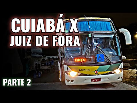 Cuiabá X Juiz de Fora Parte 2: A ESTRADA Segue APÓS A Troca de ÔNIBUS (GONTIJO)