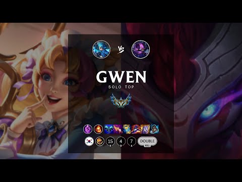 Gwen Top vs Kennen - KR Challenger Patch 12.9