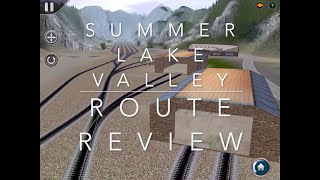 Summer Lake Valley Trainz 2 Route Review