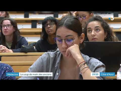 À Nice, des étudiants en médecine préparent déjà leur concours, aidés par des anciens