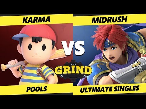 Smash Ultimate Tournament - KARMA (Ness)  Vs. MidRush (Roy) - The Grind 74 SSBU Pools 3 WR2