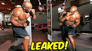 *LEAKED* MIKE TYSON TRAINING at 57 Y.O on SPEED BAG and PADS FOR JAKE PAUL FIGHT *UNSEEN SPARRING*