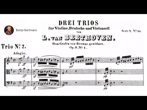 Video thumbnail for String Trio No. 3 in G major (Op. 9, No. 1)