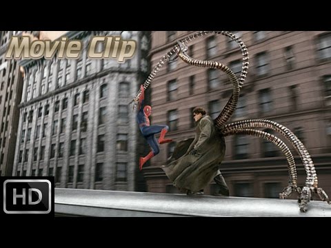 Spider-Man 2 - Spider-Man vs Doctor Octopus Train Fight [HD]
