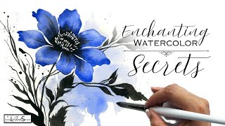 Breaking Rules! Challenge the "Norm" with this SPELLBINDING Step-by-Step Watercolor Flower Painting