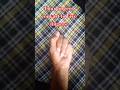 Four fingers convart to Five fingers magic #challenge #hand #finger #magic #trending #shorts #viral