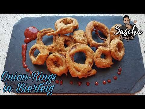 Onion-Rings / Zwiebelringe in Bierteig | Sascha brutzelt