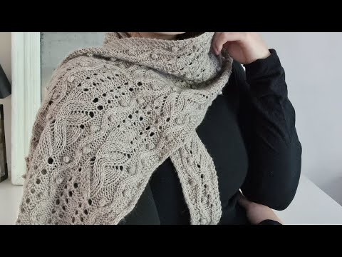 Yarnflakes Knitting Podcast 140 – Small shawl and cabled sweater