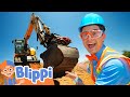 Blippi S Construction Vehicles Adventure Blippi S Vroom Vroom Vehicle Show Videos For Kids