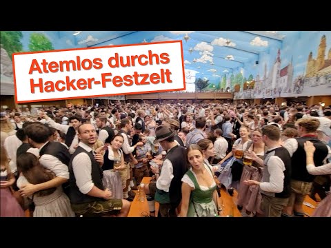 Münchner/Munich Oktoberfest 2023 - Atemlos durchs Hacker-Festzelt