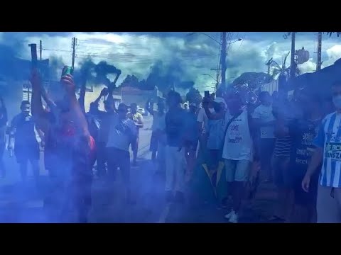 Recepção dos jogadores feita pela torcida 🔥