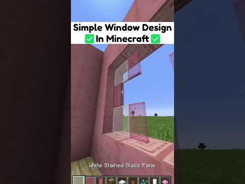 Insane Minecraft Window Design!! 😱💥 #shorts #viral