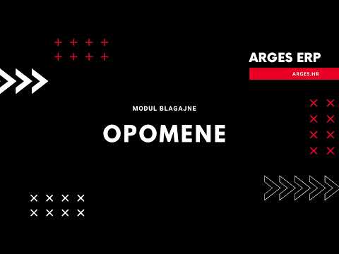 Pregled videa: Opomene