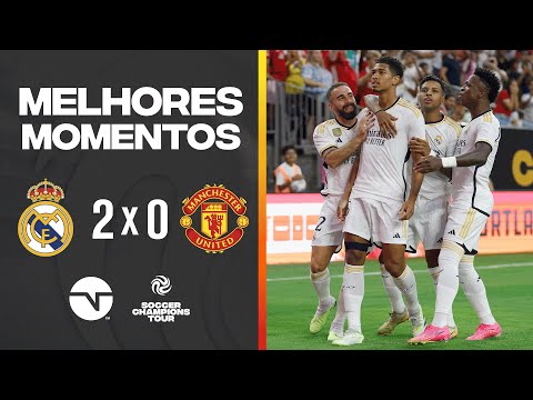 Gols e lances de Real Madrid x Manchester United