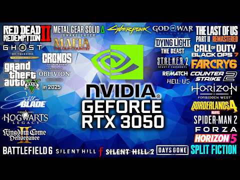 RTX 3050 in 2025 - Test in 31 Games (1080P)