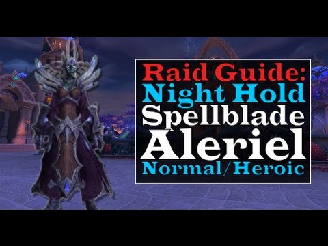 Raid Guide - The Night Hold: Spellblade Aluriel (Normal/Heroic) - For Noobs