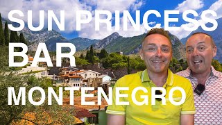 🚢🌍 Sun Princess Mediterranean Cruise | Bar, Montenegro | Old Town & Promenade Walk