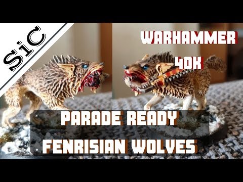 A SiC Paintjob - Parade-Ready Fenrisian Wolves