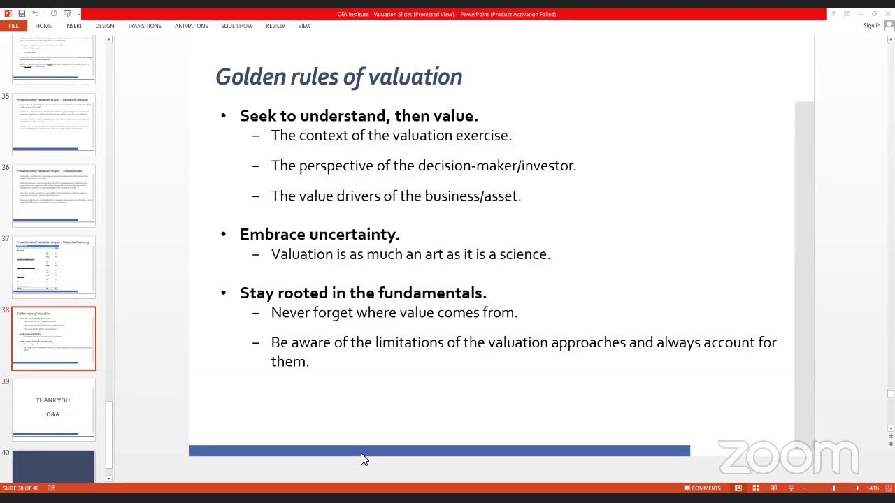 Bootcamp: Introduction to Valuation