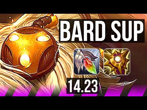 BARD & Jhin vs FIDDLESTICKS & Corki (SUP) | KR Challenger | 14.23