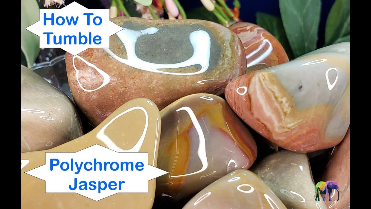 How to Rock Tumble Polychrome Jasper