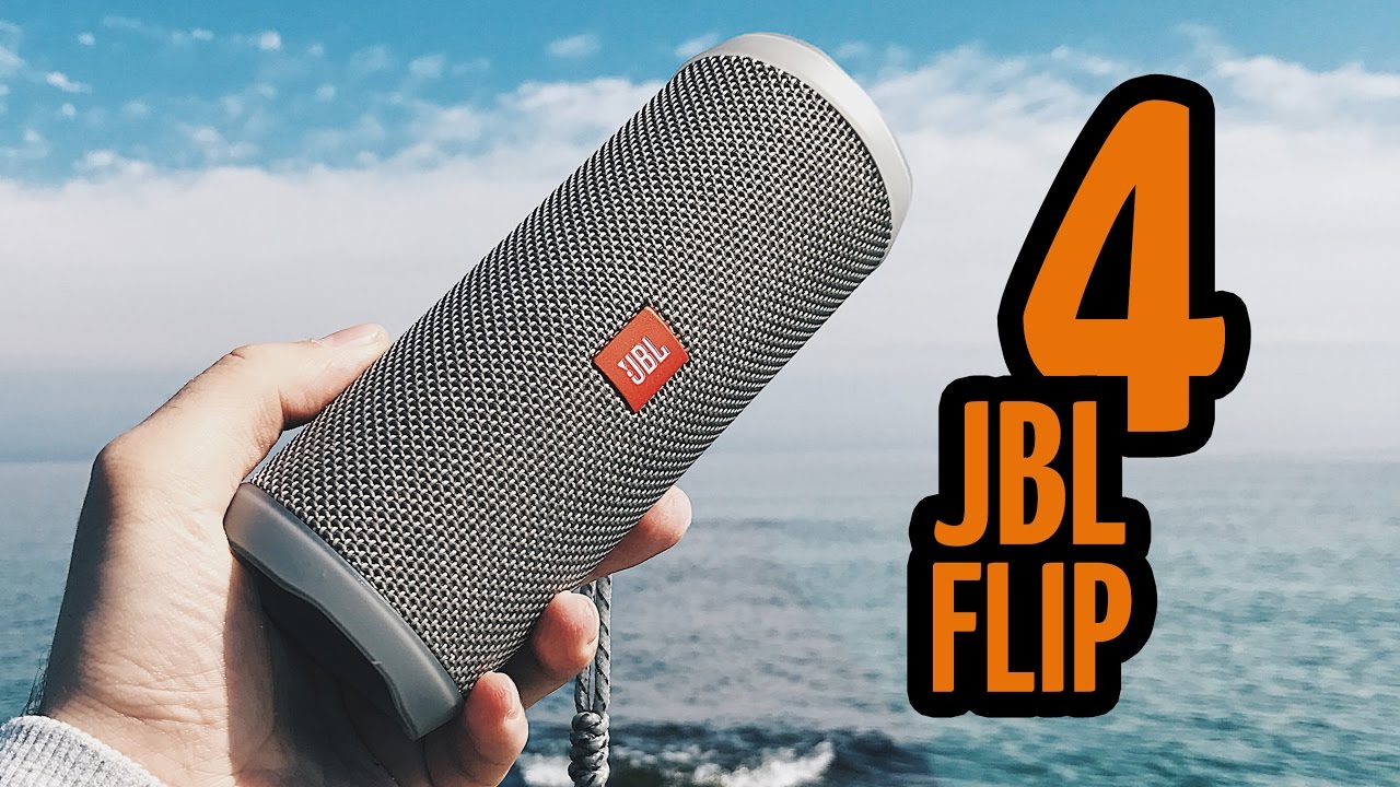 Вологозахищена акустика JBL Flip 4 (Blue) video preview