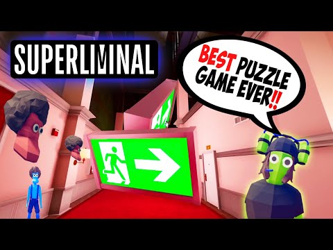 🎮Best Puzzle Game ever! Superliminal - Let's Play with Bob🎲